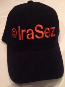 The first (and not quite official) @IraSez hat.